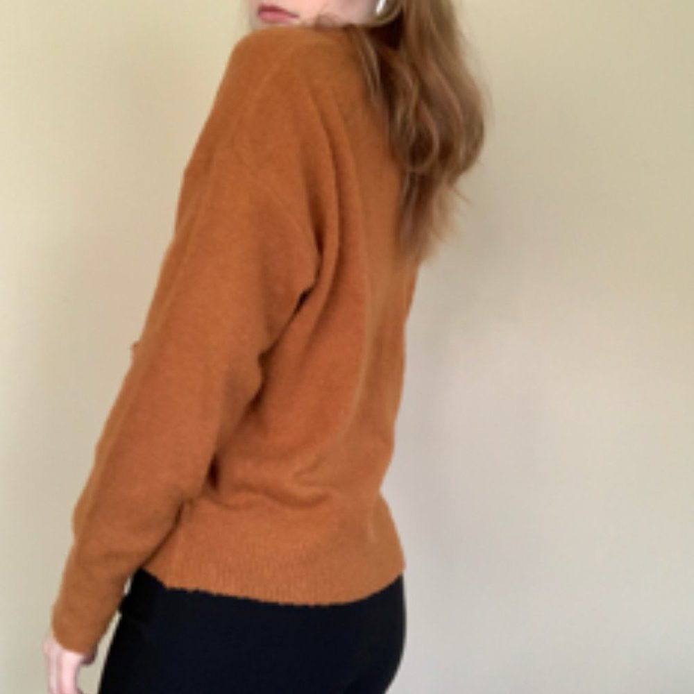 Rusty-Orange Cardigan - Picture 7 of 8